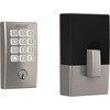 image:imageSchlage Arrive Smart WiFi Deadbolt Lock with Keypad Keyless Entry Front Door Lock App Control Alexa and Google Home Compatible Matte Black BE459WB CEN 622Satin Nickel