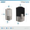 image:imageSchlage Arrive Smart WiFi Deadbolt Lock with Keypad Keyless Entry Front Door Lock App Control Alexa and Google Home Compatible Matte Black BE459WB CEN 622Satin Nickel