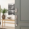 image:imageSchlage Arrive Smart WiFi Deadbolt Lock with Keypad Keyless Entry Front Door Lock App Control Alexa and Google Home Compatible Matte Black BE459WB CEN 622Satin Nickel