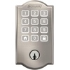 image:imageSchlage Arrive Smart WiFi Deadbolt Lock with Keypad Keyless Entry Front Door Lock App Control Alexa and Google Home Compatible Matte Black BE459WB CEN 622Satin Nickel