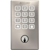image:imageSchlage Arrive Smart WiFi Deadbolt Lock with Keypad Keyless Entry Front Door Lock App Control Alexa and Google Home Compatible Matte Black BE459WB CEN 622Satin Nickel