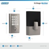 image:imageSchlage Arrive Smart WiFi Deadbolt Lock with Keypad Keyless Entry Front Door Lock App Control Alexa and Google Home Compatible Matte Black BE459WB CEN 622Satin Nickel