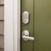 image:imageSchlage Arrive Smart WiFi Deadbolt Lock with Keypad Keyless Entry Front Door Lock App Control Alexa and Google Home Compatible Matte Black BE459WB CEN 622Satin Nickel