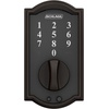 image:imageSchlage BE375 CAM 619 Touch Camelot Deadbolt Electronic Keyless Entry Lock Satin NickelAged Bronze