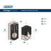 image:imageSchlage BE375 CAM 619 Touch Camelot Deadbolt Electronic Keyless Entry Lock Satin NickelAntique Brass