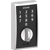 image:imageSchlage BE375 CAM 619 Touch Camelot Deadbolt Electronic Keyless Entry Lock Satin NickelBright Chrome