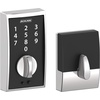 image:imageSchlage BE375 CAM 619 Touch Camelot Deadbolt Electronic Keyless Entry Lock Satin NickelBright Chrome