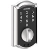 image:imageSchlage BE375 CAM 619 Touch Camelot Deadbolt Electronic Keyless Entry Lock Satin NickelBright Chrome