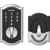 image:imageSchlage BE375 CAM 619 Touch Camelot Deadbolt Electronic Keyless Entry Lock Satin NickelBright Chrome