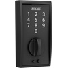 image:imageSchlage BE375 CAM 619 Touch Camelot Deadbolt Electronic Keyless Entry Lock Satin NickelMatte Black