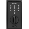 image:imageSchlage BE375 CAM 619 Touch Camelot Deadbolt Electronic Keyless Entry Lock Satin NickelMatte Black