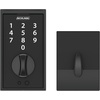 image:imageSchlage BE375 CAM 619 Touch Camelot Deadbolt Electronic Keyless Entry Lock Satin NickelMatte Black