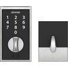 image:imageSchlage BE375 CAM 619 Touch Camelot Deadbolt Electronic Keyless Entry Lock Satin NickelSatin Chrome