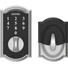 image:imageSchlage BE375 CAM 619 Touch Camelot Deadbolt Electronic Keyless Entry Lock Satin NickelSatin Chrome