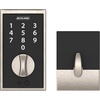 image:imageSchlage BE375 CAM 619 Touch Camelot Deadbolt Electronic Keyless Entry Lock Satin NickelSatin Nickel