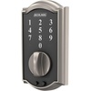 image:imageSchlage BE375 CAM 619 Touch Camelot Deadbolt Electronic Keyless Entry Lock Satin NickelSatin Nickel