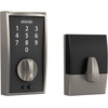 image:imageSchlage BE375 CAM 619 Touch Camelot Deadbolt Electronic Keyless Entry Lock Satin NickelSatin Nickel