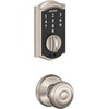 image:imageSchlage BE375 CAM 619 Touch Camelot Deadbolt Electronic Keyless Entry Lock Satin NickelSatin Nickel