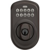 image:imageSchlage Camelot Electronic Keypad Deadbolt Lock Keyless Front Door Entry Mechanical Key Backup Included Satin Nickel BE365 V CAM 619Aged Bronze