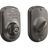 image:imageSchlage Camelot Electronic Keypad Deadbolt Lock Keyless Front Door Entry Mechanical Key Backup Included Satin Nickel BE365 V CAM 619Antique Pewter