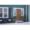 image:imageSchlage Camelot Electronic Keypad Deadbolt Lock Keyless Front Door Entry Mechanical Key Backup Included Satin Nickel BE365 V CAM 619Matte Black
