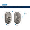 image:imageSchlage Camelot Electronic Keypad Deadbolt Lock Keyless Front Door Entry Mechanical Key Backup Included Satin Nickel BE365 V CAM 619Satin Nickel