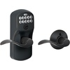 image:imageSchlage Camelot Keypad Lock with Lever Handle Electronic Keyless Door Entry AutoLock Enabled Antique Brass FE575 CAM 609 ACCAged Bronze