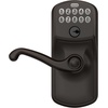 image:imageSchlage Camelot Keypad Lock with Lever Handle Electronic Keyless Door Entry Flex Lock AutoLock Option Satin Nickel FE595 CAM 619 ACCAged Bronze