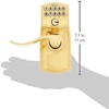 image:imageSchlage Camelot Keypad Lock with Lever Handle Electronic Keyless Door Entry Flex Lock AutoLock Option Satin Nickel FE595 CAM 619 ACCBright Brass