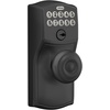 image:imageSchlage Camelot Keypad Lock with Lever Handle Electronic Keyless Door Entry Flex Lock AutoLock Option Satin Nickel FE595 CAM 619 ACCMatte Black
