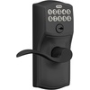 image:imageSchlage Camelot Keypad Lock with Lever Handle Electronic Keyless Door Entry Flex Lock AutoLock Option Satin Nickel FE595 CAM 619 ACCMatte Black