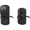 image:imageSchlage Camelot Keypad Lock with Lever Handle Electronic Keyless Door Entry Flex Lock AutoLock Option Satin Nickel FE595 CAM 619 ACCMatte Black