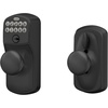 image:imageSchlage Camelot Keypad Lock with Lever Handle Electronic Keyless Door Entry Flex Lock AutoLock Option Satin Nickel FE595 CAM 619 ACCMatte Black