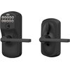 image:imageSchlage Camelot Keypad Lock with Lever Handle Electronic Keyless Door Entry Flex Lock AutoLock Option Satin Nickel FE595 CAM 619 ACCMatte Black