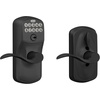 image:imageSchlage Camelot Keypad Lock with Lever Handle Electronic Keyless Door Entry Flex Lock AutoLock Option Satin Nickel FE595 CAM 619 ACCMatte Black