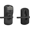 image:imageSchlage Camelot Keypad Lock with Lever Handle Electronic Keyless Door Entry Flex Lock AutoLock Option Satin Nickel FE595 CAM 619 ACCMatte Black