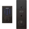 image:imageSchlage Connect Smart Deadbolt Lock with Touchscreen Keypad Keyless Front Door Entry ZWave Plus Compatible Satin Nickel BE469ZP CAM 619Aged Bronze