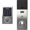 image:imageSchlage Connect Smart Deadbolt Lock with Touchscreen Keypad Keyless Front Door Entry ZWave Plus Compatible Satin Nickel BE469ZP CAM 619Bright Chrome
