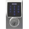 image:imageSchlage Connect Smart Deadbolt Lock with Touchscreen Keypad Keyless Front Door Entry ZWave Plus Compatible Satin Nickel BE469ZP CAM 619Bright Chrome