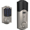 image:imageSchlage Connect Smart Deadbolt Lock with Touchscreen Keypad Keyless Front Door Entry ZWave Plus Compatible Satin Nickel BE469ZP CAM 619Satin Nickel