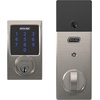 image:imageSchlage Connect Smart Deadbolt Lock with Touchscreen Keypad Keyless Front Door Entry ZWave Plus Compatible Satin Nickel BE469ZP CAM 619Satin Nickel