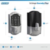 image:imageSchlage Encode Plus Smart WiFi Lock for Front Door Keyless Entry Deadbolt Unlock with Apple Watch Builtin WiFi and App Control Easy Install Alexa amp Apple HomeKit Compatible Matte BlackBright Chrome