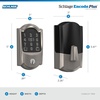 image:imageSchlage Encode Plus Smart WiFi Lock for Front Door Keyless Entry Deadbolt Unlock with Apple Watch Builtin WiFi and App Control Easy Install Alexa amp Apple HomeKit Compatible Matte BlackSatin Nickel