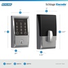 image:imageSchlage Encode Smart WiFi Deadbolt Lock with Touchscreen Keypad Keyless Front Door Entry App Control Alexa Google Home and Airbnb Compatible Matte Black BE489WB GRW 622Bright Chrome