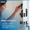 image:imageSchlage Encode Smart WiFi Deadbolt Lock with Touchscreen Keypad Keyless Front Door Entry App Control Alexa Google Home and Airbnb Compatible Matte Black BE489WB GRW 622Satin Brass