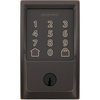 image:imageSchlage Encode Smart WiFi Deadbolt Lock with Touchscreen Keypad Keyless Front Door Entry App Control Alexa Google Home and Airbnb Compatible Matte Black BE489WB GRW 622Aged Bronze