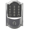 image:imageSchlage Encode Smart WiFi Deadbolt Lock with Touchscreen Keypad Keyless Front Door Entry App Control Alexa Google Home and Airbnb Compatible Matte Black BE489WB GRW 622Bright Chrome