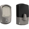 image:imageSchlage Encode Smart WiFi Deadbolt Lock with Touchscreen Keypad Keyless Front Door Entry App Control Alexa Google Home and Airbnb Compatible Matte Black BE489WB GRW 622Satin Nickel