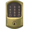 image:imageSchlage Encode Smart WiFi Deadbolt Lock with Touchscreen Keypad Keyless Front Door Entry App Control Alexa Google Home and Airbnb Compatible Matte Black BE489WB GRW 622Satin Brass
