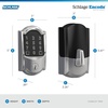 image:imageSchlage Encode Smart WiFi Deadbolt Lock with Touchscreen Keypad Keyless Front Door Entry App Control Alexa Google Home and Airbnb Compatible Matte Black BE489WB GRW 622Bright Chrome